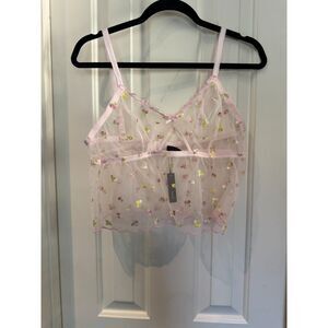 Blush NWT Size L Babydoll Lace Top Intimates Coquette Fairycore Whimsigoth